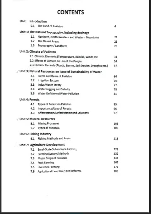 O'levels Shakil Anwar Geography Topical with Marking Scheme 2