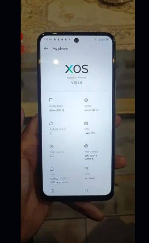Infinix hot 12 6+5gb ram 128gb rom 2