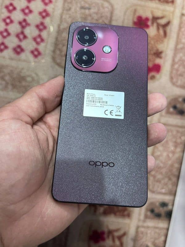 New model OppoA3x ram 4128 complete box 10by10 co condition 6