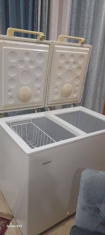 haier freezer in good condition 1