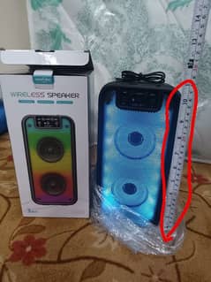 wireless Bluetooth speaker with battery backup