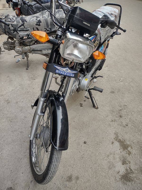 super star 70cc 2024 model 1550 km Used 0