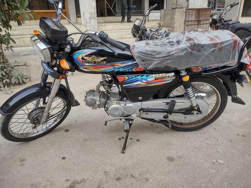 super star 70cc 2024 model 1550 km Used 1