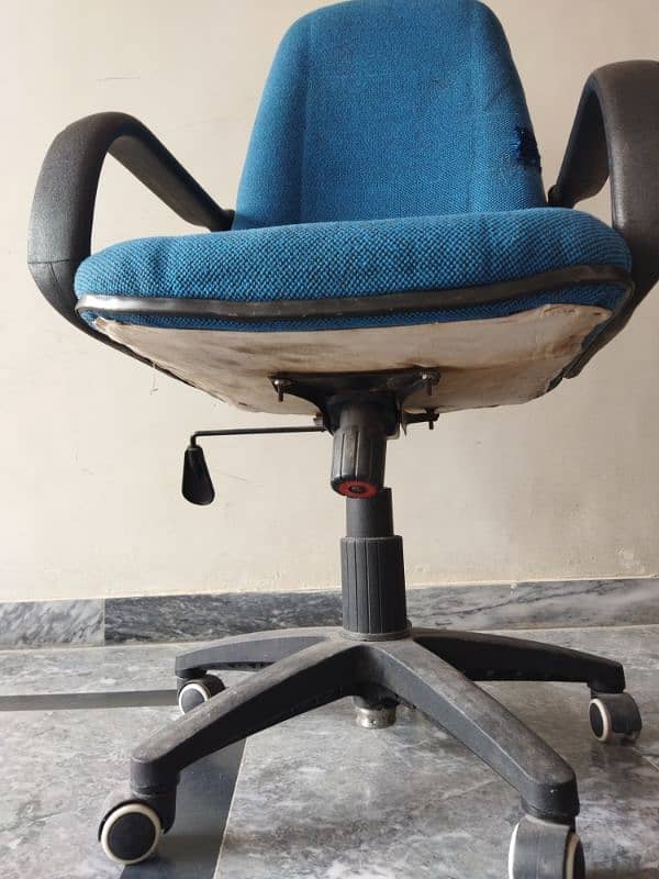 Revolving office/study chair long head 1