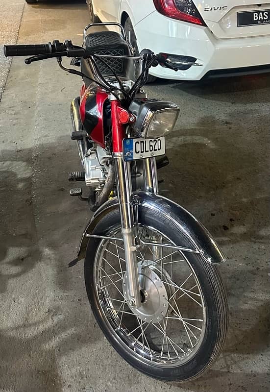 Honda 125 Red Islamabad Registered 0