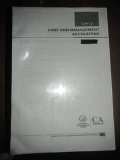 CA Cost and Management book