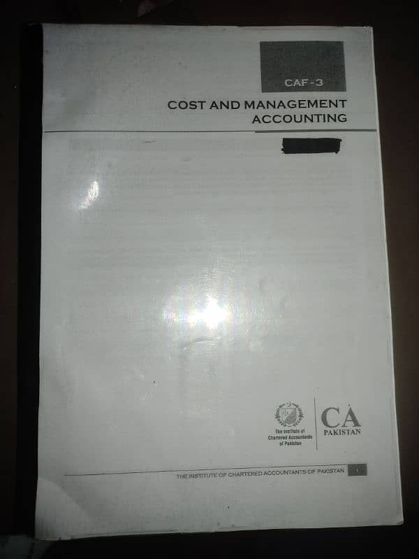 CA Cost and Management book 0