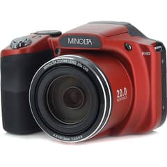 Minolta 20 Mega Pixels High Wi-Fi Digital Camera - Red