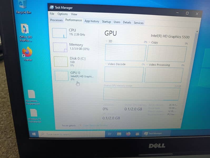 Dell 3450 i5 5th gen with 256 GB SSD 12