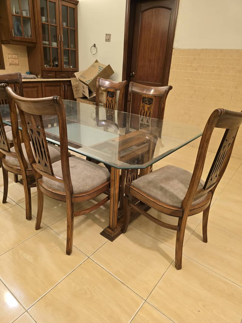 8 seater wood dining table 6