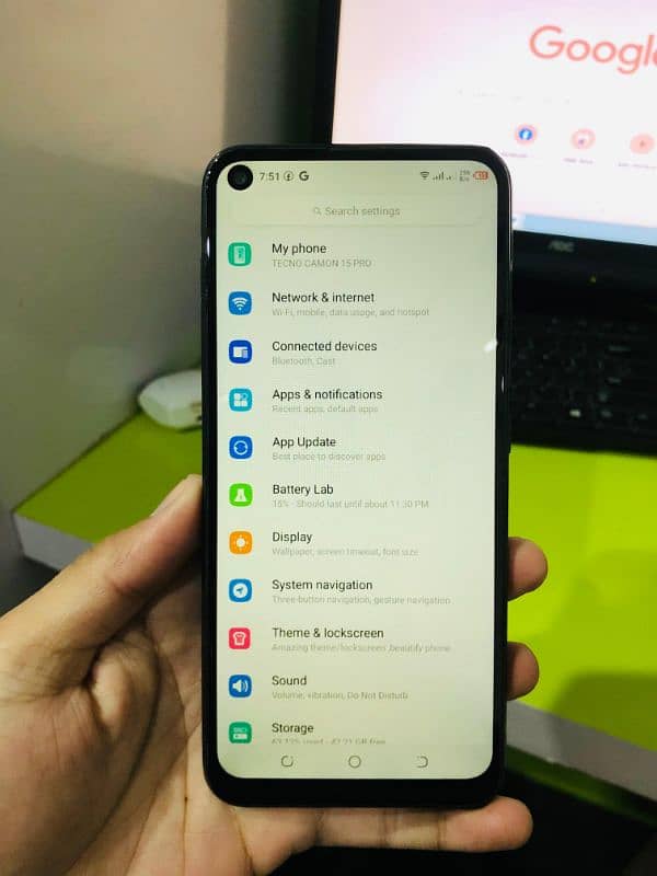 tecno camon 15pro 4/128gb aproved 10