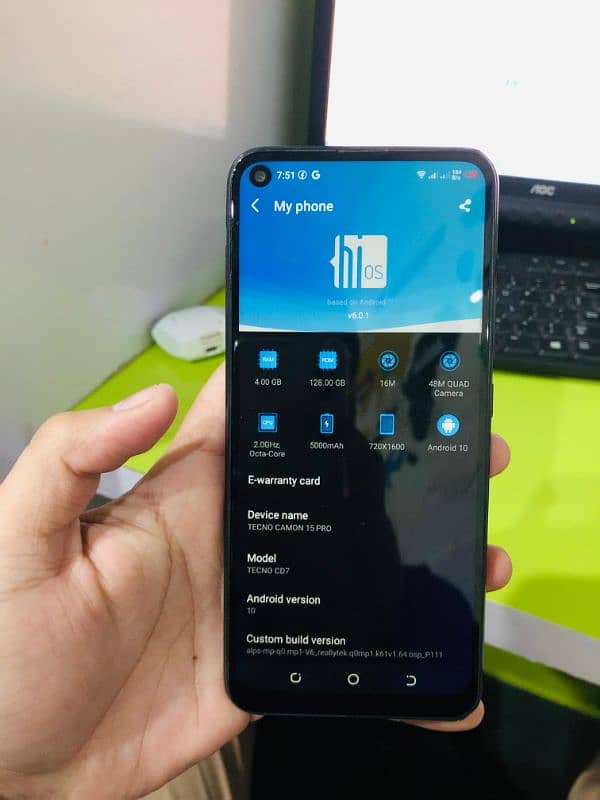 tecno camon 15pro 4/128gb aproved 11