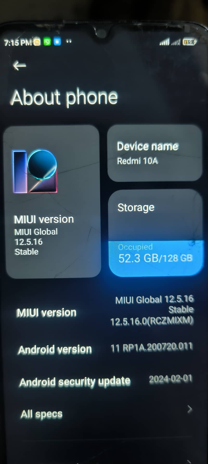 Redmi 10A 4 128 6