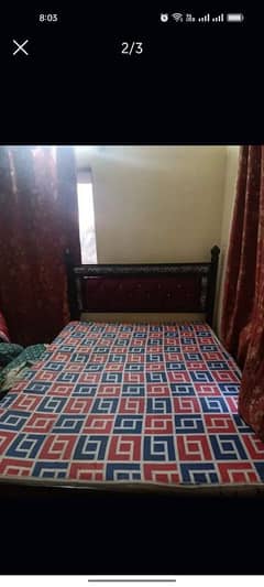 bed with metrus in new condition