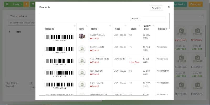 Pharmacy Point Of Sale Software For Windows Computer/Laptop Free demo 2