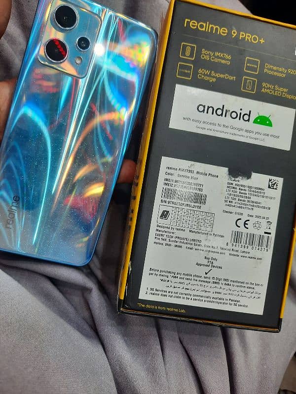 realme 9pro+ 5g   8gb 128gb with box 0