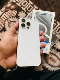 iphone 15 pro max 256gb non pta jv complete box white titanium