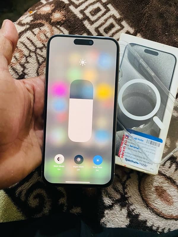 iphone 15 pro max 256gb non pta jv complete box white titanium 6