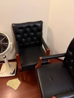 2 office visitor chairs