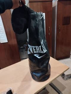 boxing gloves and bag