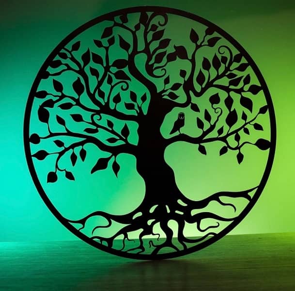 Tree of Life Metal Wall Decor (Iron) 0