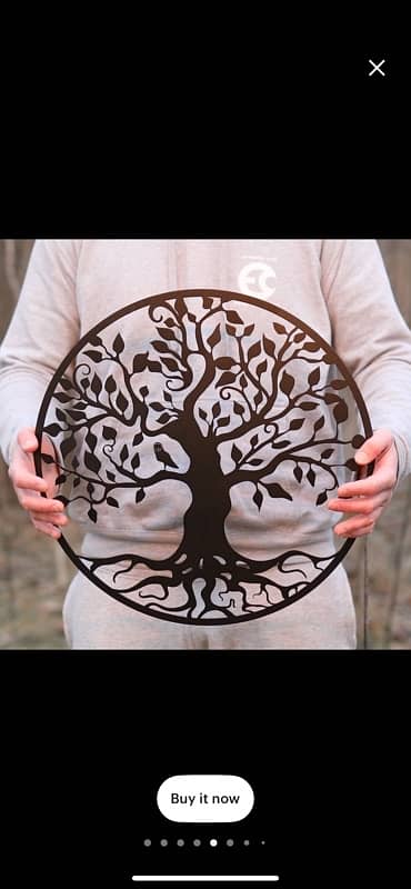 Tree of Life Metal Wall Decor (Iron) 7