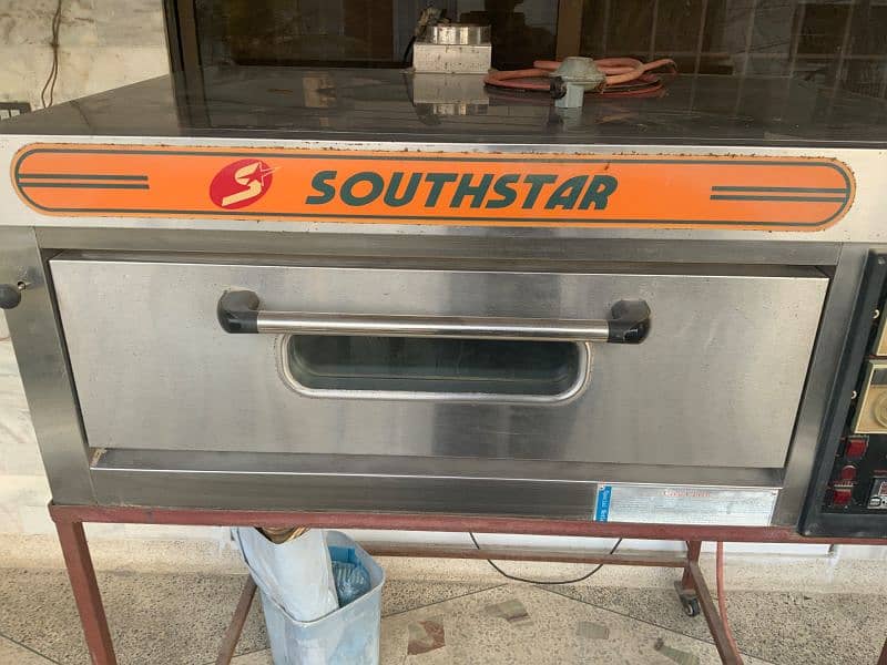 commercial oven/pizza oven with durable troly 2