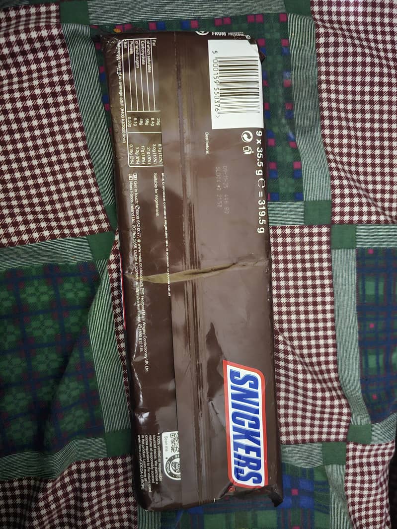 Snickers chocolate 9 bars UK imported brand 1