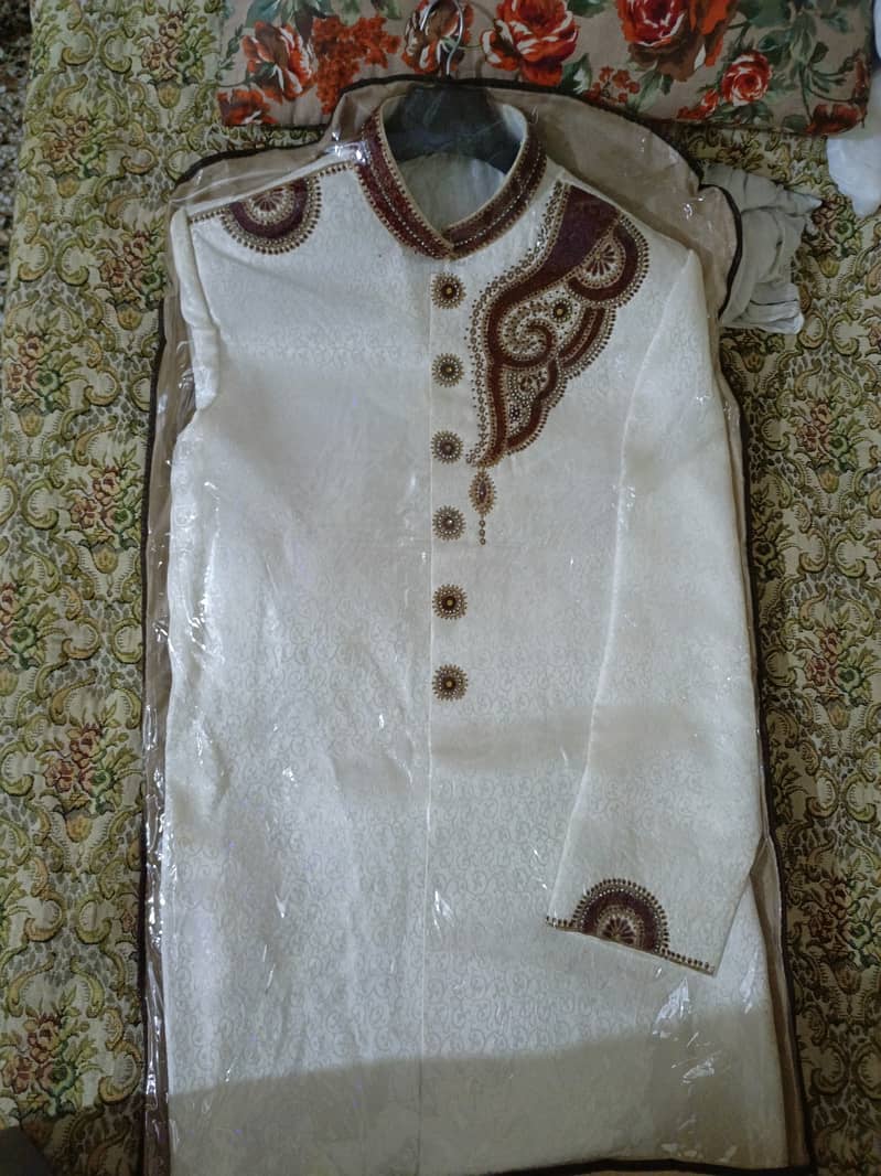 sherwaani for sale brand new condition 1