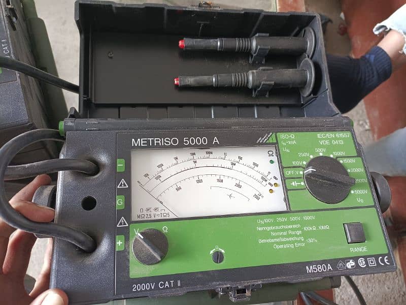 Parameters METRISO 5000A 2