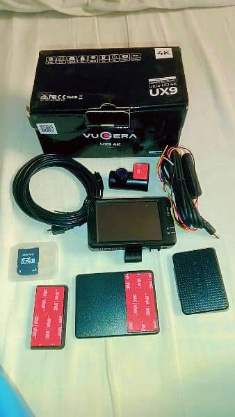 vugera dual dash cam hd front and back 7