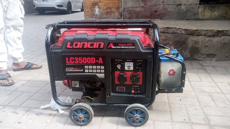 loncin generators (3500) kv.  urgently sell 1