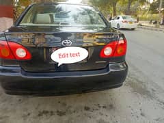 Toyota Corolla 2003 Se Saloon Automatic