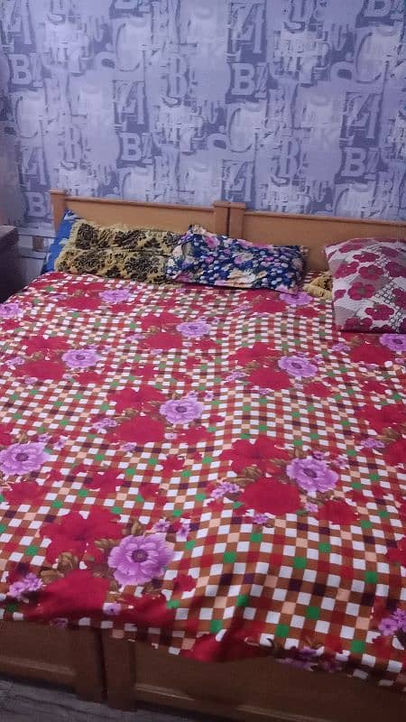 bed set single 2 bed wood K hy 0