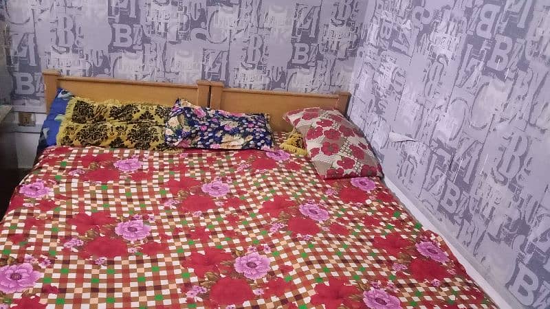 bed set single 2 bed wood K hy 1