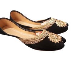 Women's Velvet Embroidered Fancy Khussa