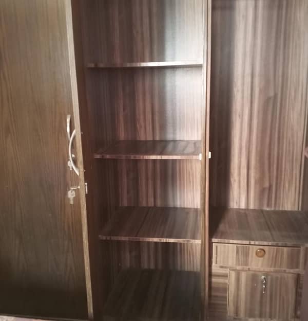 Whole Room Furniture with King Size bed, Almirah Slightly Used 0