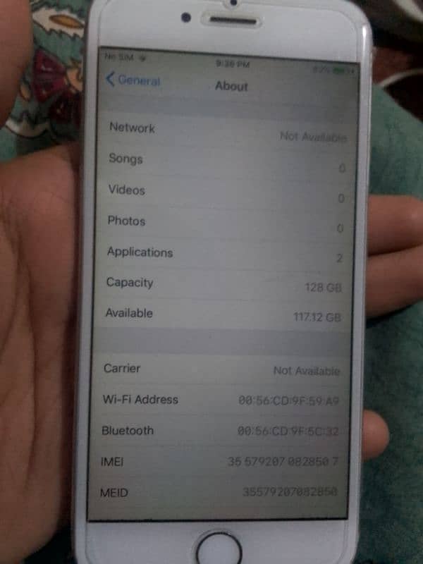 iphone 6 mobile a gb 128 battery health 96 full saf condition _non pta 1