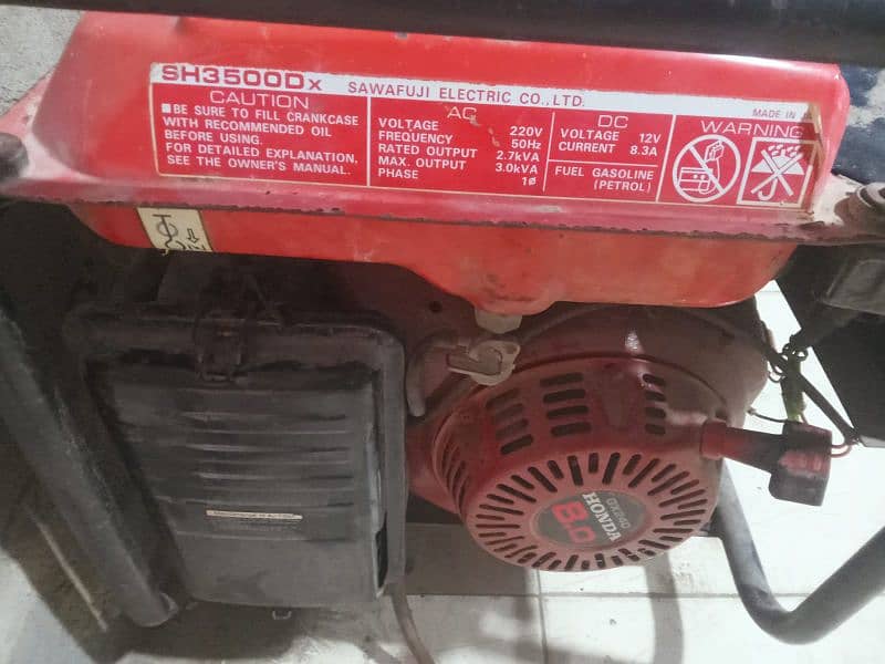 ELEMAX SH3500Dx generator by Honda available for sale 1