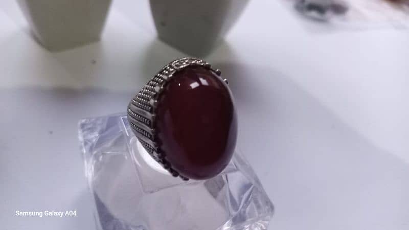 natural Irani aqeeq ring 2