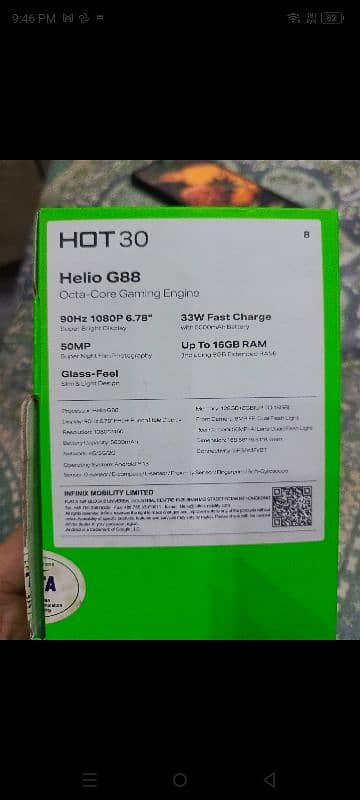 INFINIX HOT 30 3