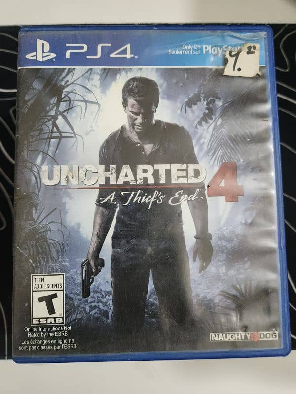 Playstation 4 games Witcher, uncharted, odyssey 1