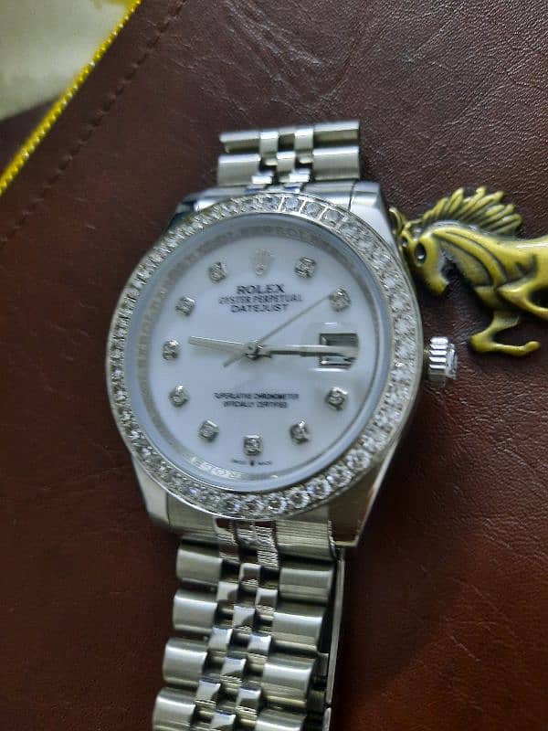 white rolex watch 1