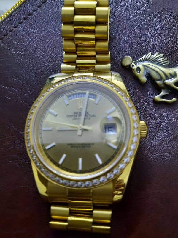 Rolex golden watch 2