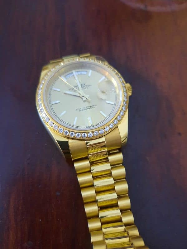 Rolex golden watch 3