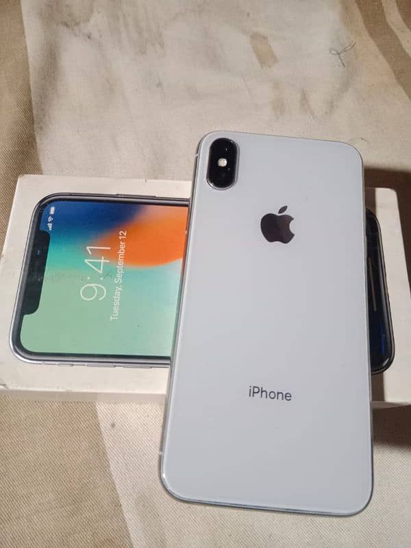 iPhone x 256 GB box PTA Pro/03065884066 0