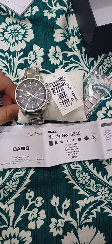 edifice casio watch. chronograph 1