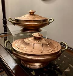 Air of Copper Serving Dishes