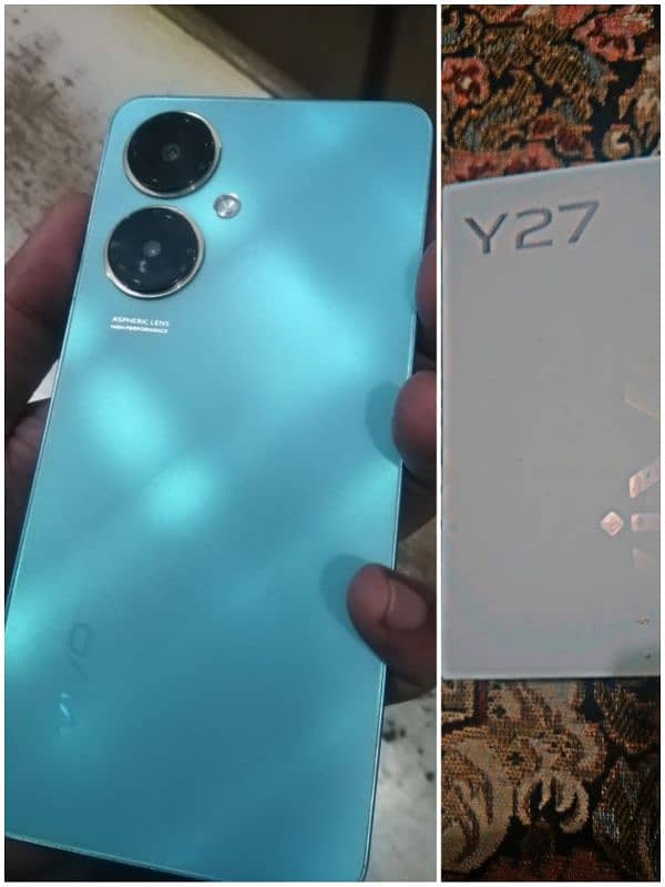 12GB+128GB Vivo Y27 read full add Exchange possible 0