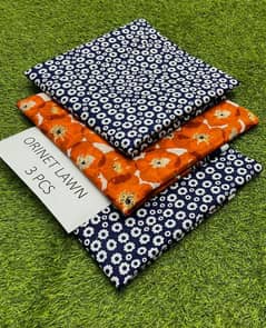 Fabric Lawn* BAREEZE  Fine  *Printed 3pc Collection*